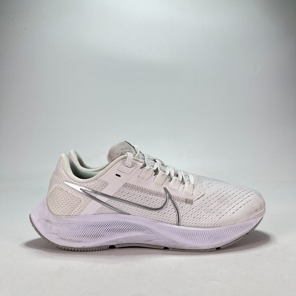 Nike Air Zoom Pegasus 38 White Running Shoes Sneakers CW7358-100 Women's Size 8